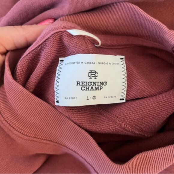 Reigning Champ Lightweight Terry Cropped Crewneck Sweatshirt - Picture 6 of 8